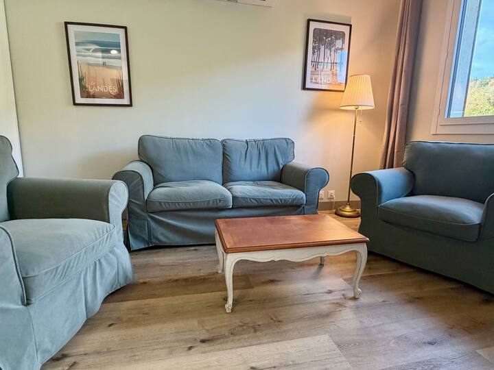 La Fougère Dorée - T3 - Salon - 2 Chambres - Eugénie-les-Bains
