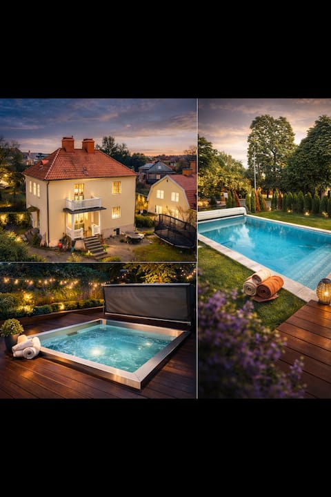 Spa & Pool Villa nära Mall of Scandinavia
