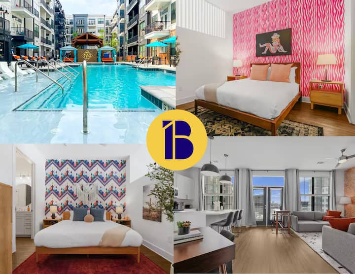 The Neon Pink Rodeo: Top Floor - Apartments for Rent in Nashville