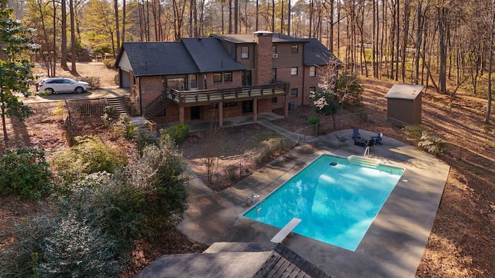 Marietta Luxury Home | Pool + Hot Tub - Lake Allatoona, GA
