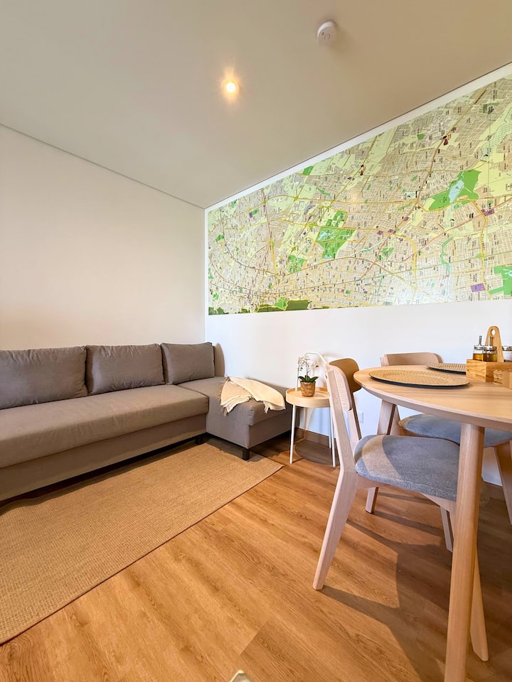Renteo | Nordic Bloom Loft • Balcony & Cityview - Bogotá