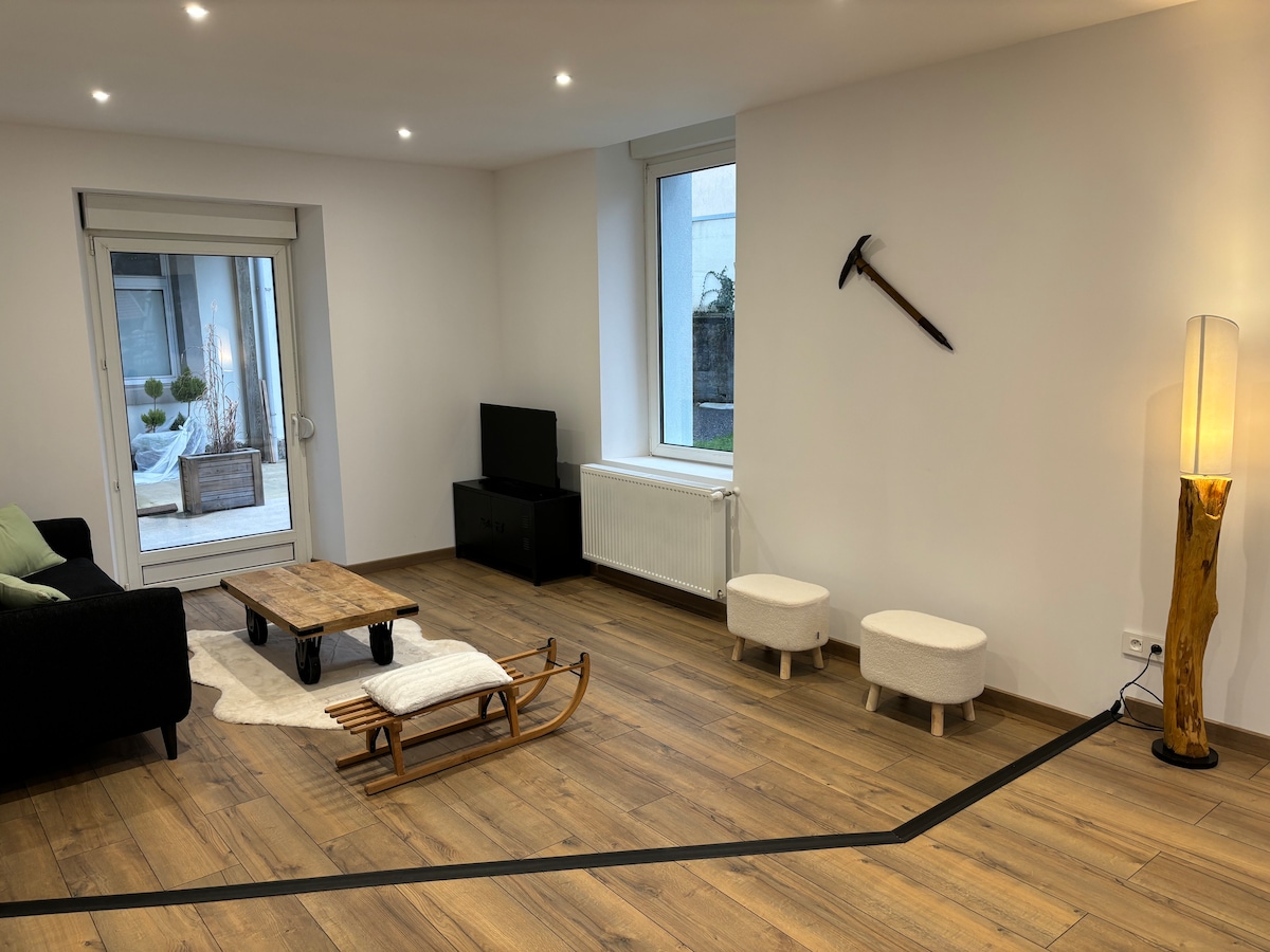 Popular Airbnb listing: Downtown apartment with direct garden access in Gérardmer