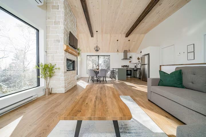Elys 9 : Le Massif, Spa, Terrasse & Forêt - Charlevoix