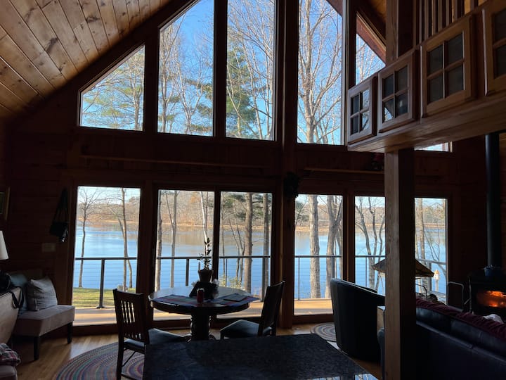 Cobbossee Log Cabin Paradise - Gardiner, ME