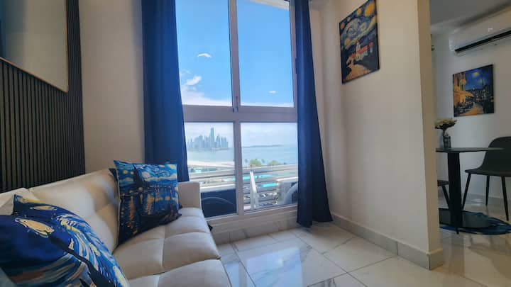 Avenida Balboa | Apto Moderno Con Vista Y Piscina - Panama City