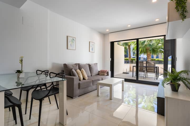 Modern Amanecer Vi Appartment With Pool - Playa Flamenca