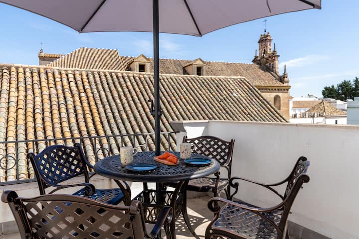 Bright, Elegant Apartment With Rooftop Terrace - Séville