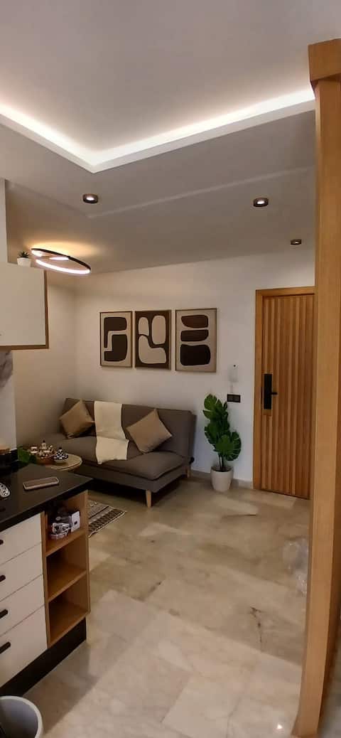 Top performing Airbnb: Cozy studio in Hassan | Private terrace & parking in Rabat Salé Kénitra / الرباط سلا القنيطرة