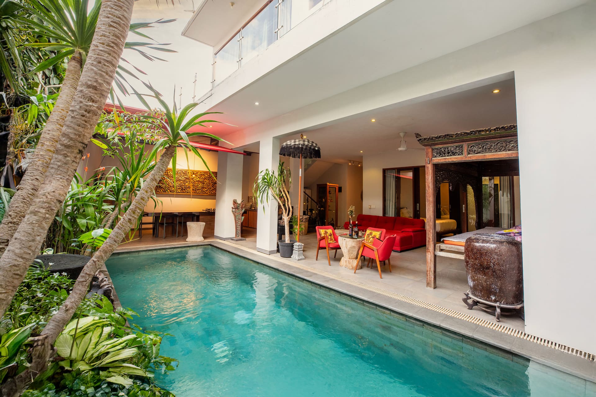 Chic Ethnic Heart 3 Bedroom Private Villa in Canggu