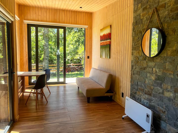 Cabaña De Lujo En Bosque Nativo – Con Tinaja - 智利