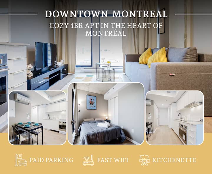 Cozy 1br Montreal | Wifi | Near Top Attractions - Montreal