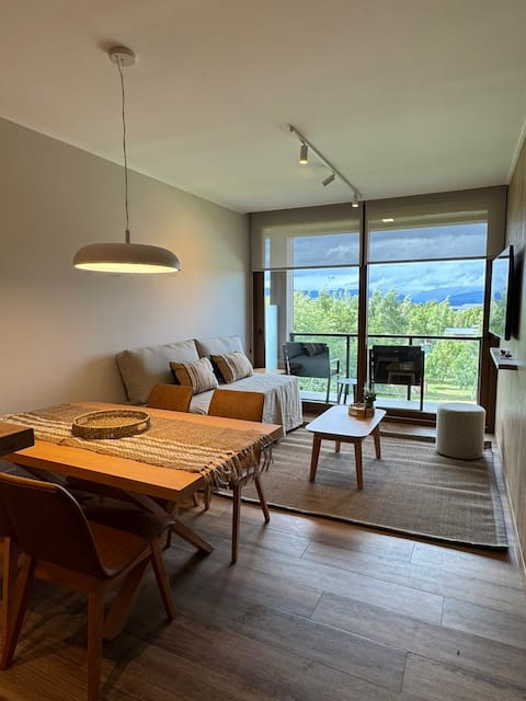 Beautiful apartment in a gated neighborhood with a pool.