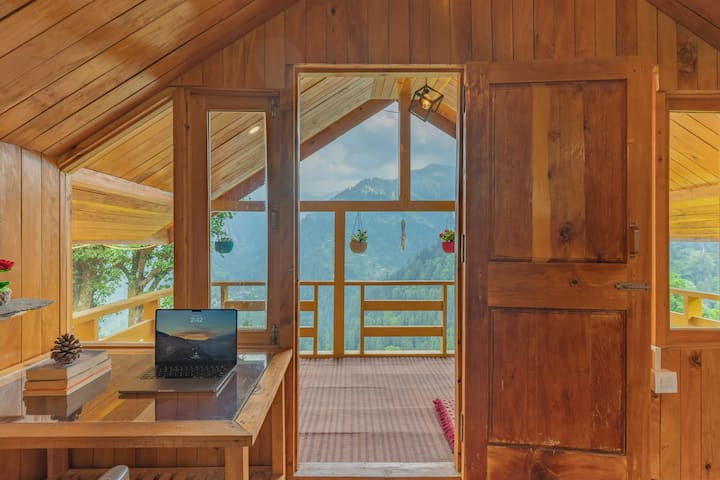 Scenic Mountain-top Duplex Cabin | Jibhi - Jibhi