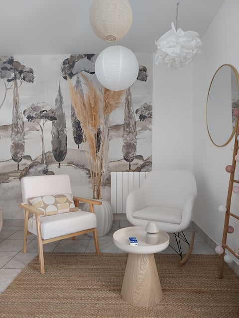 Top Airbnb: Studio 6 near the airport / Naval Group in Bouguenais
