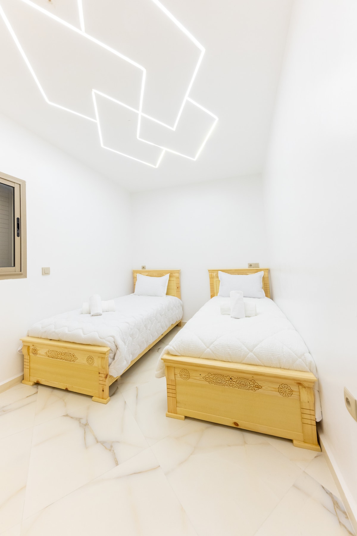 ห้องนอนที่ 2 มีเตียงเดี่ยว 2 เตียงที่ดีและสบาย 