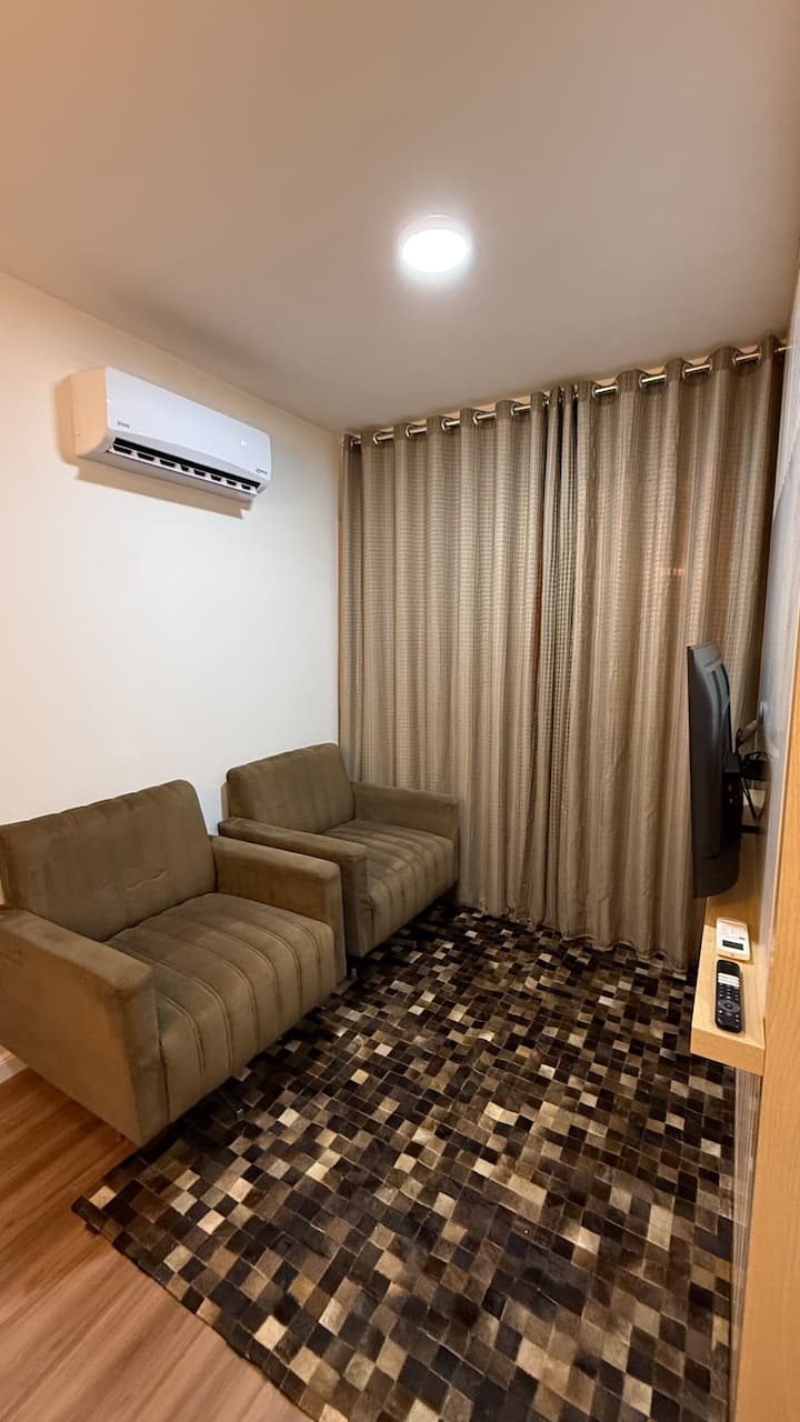 Apartamento Completo 2 Quartos Com Ar Condicionado - Foz do Iguaçu