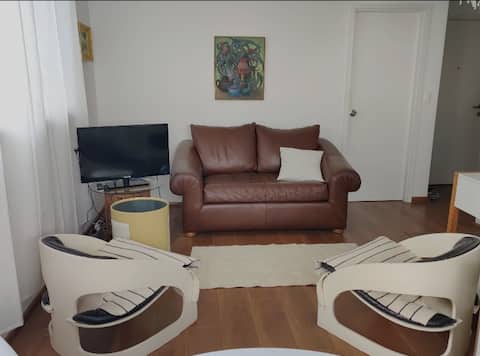 Top Airbnb: Apartment on the 9th floor with a wide ocean view. in Ciudad Vieja