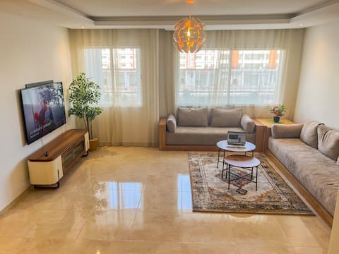 Top Airbnb: I7-Modern & Bright Apartment in Agadir in Agadir Ida Outanane Prefecture