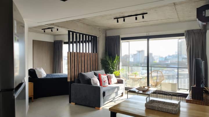 Loft в San Telmo с 1 спальней и мебелью