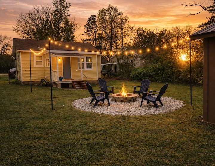 Bike Storage + Fire Pit | Near Coler & Downtown - Bentonville, AR