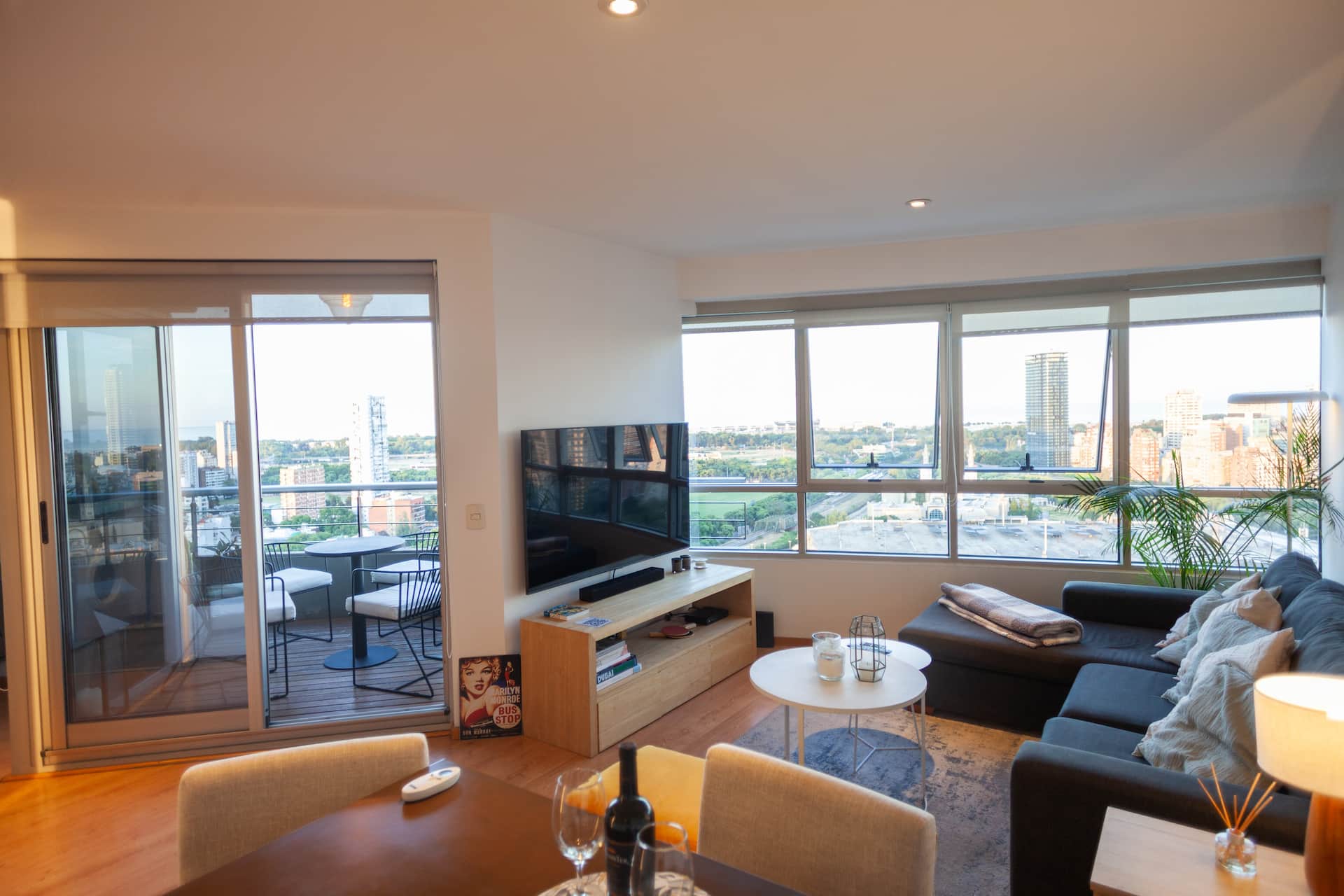 Departamento de 1 dormitorio con vistas panorámicas en Palermo