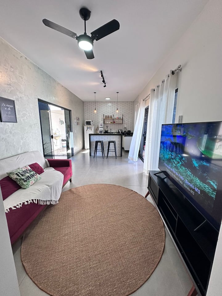 Casa Nova 2min Da Praça Central C/piscina. - Bonito