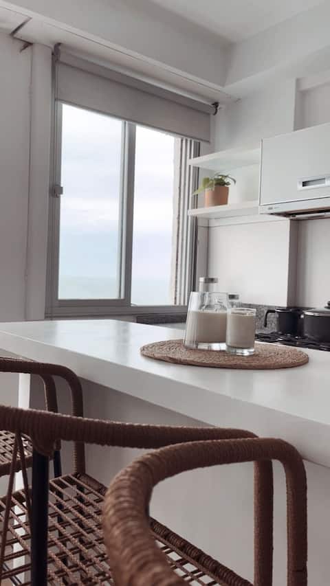 Modern oceanfront apartment