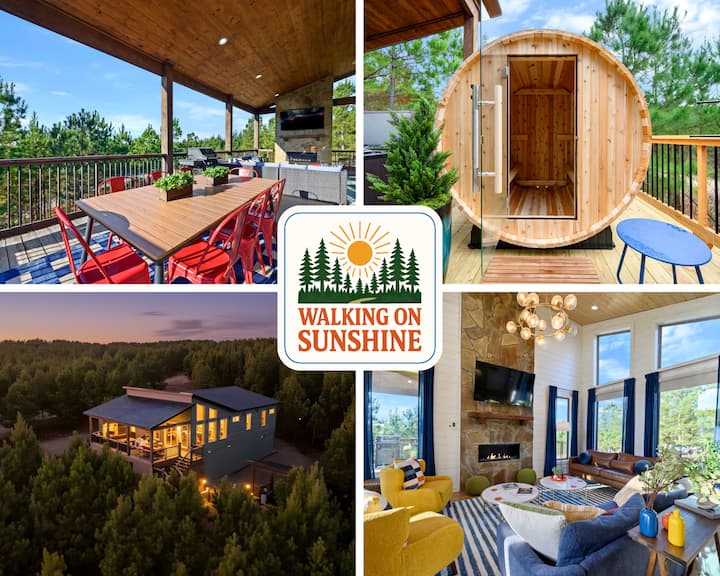 Walking On Sunshine: Sauna, Epic Views, Hot Tub - Broken Bow, OK