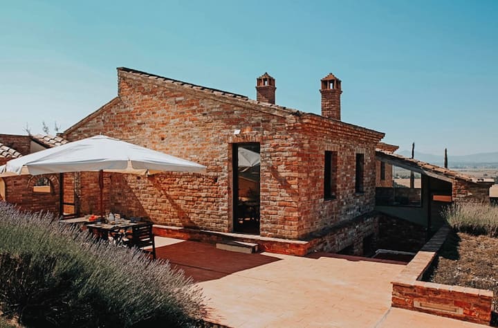 Appartamento Camino/piscina Montepulciano Vigneti - Montepulciano