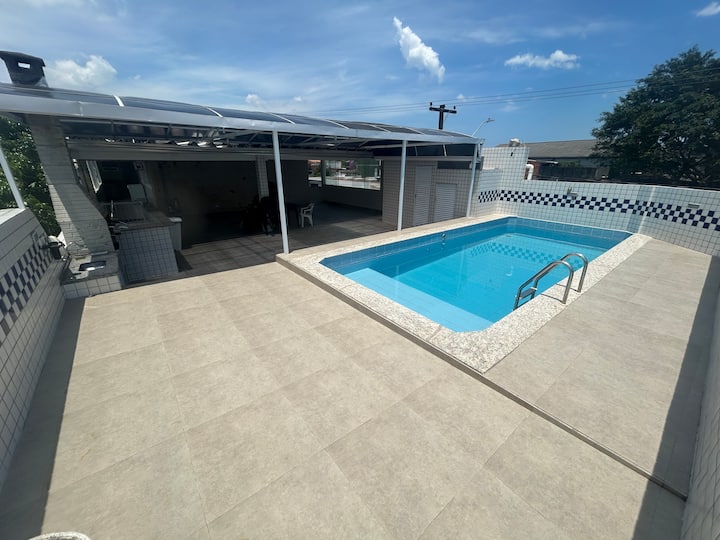 Casa Com Piscina Na Praia Grande - 3 Km Da Praia - Praia Grande