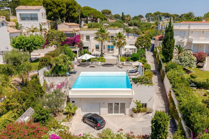 Modern Property, Sea View And Infinity Pool - Antibes