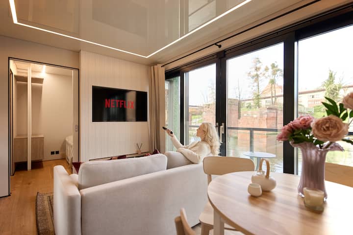 Houseboat Reef | Old Town | 2 Bedrooms | Sauna - Gdansk