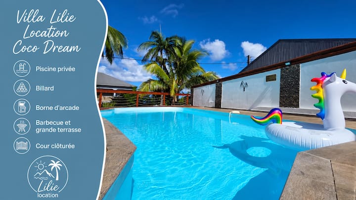 Lilie Location Coco Dream Piscine Jardin Jeux - Saint-Joseph