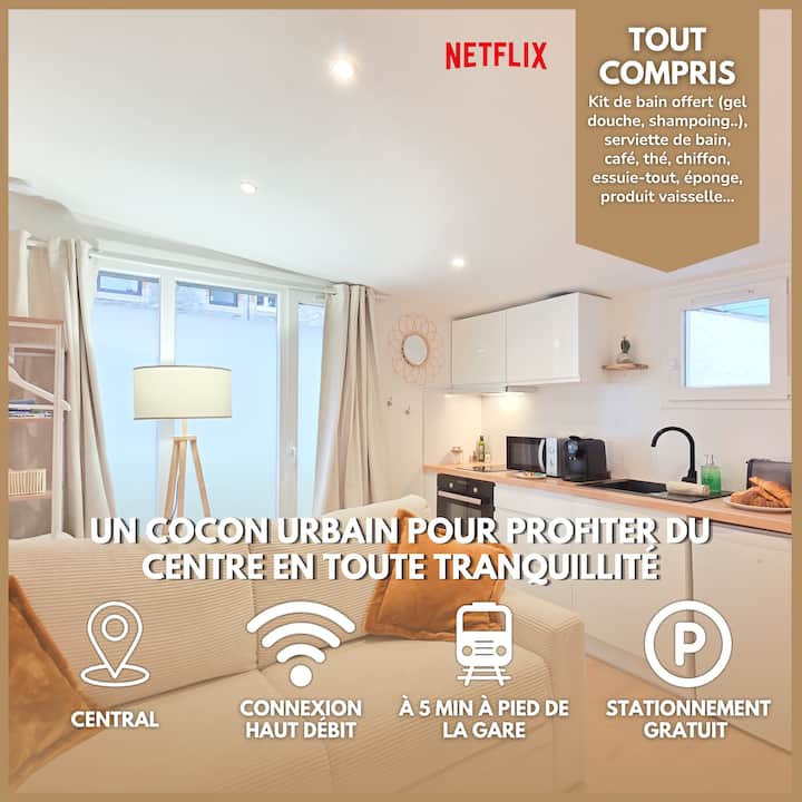 La Marisol - Central, Cozy & 5 Min Gare - Saint-Brieuc