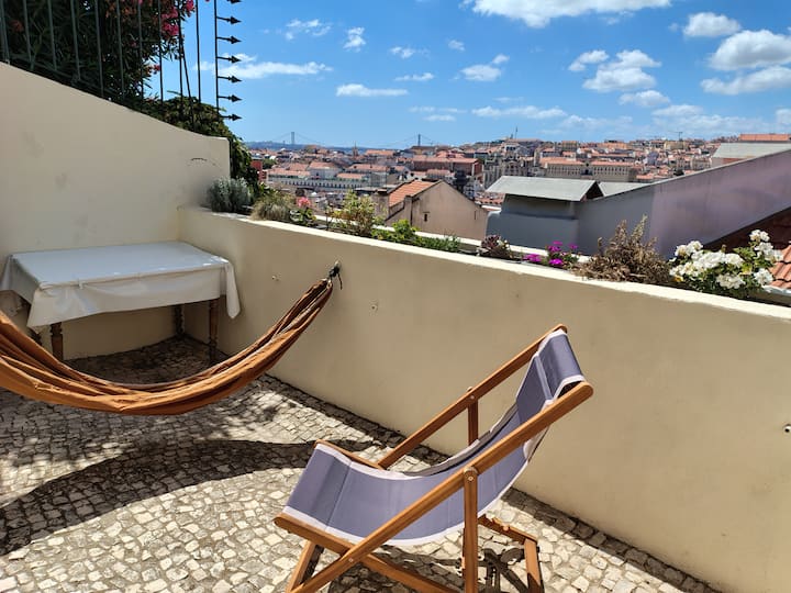 Vila Castelo Apartment With Terrace - Lisbonne