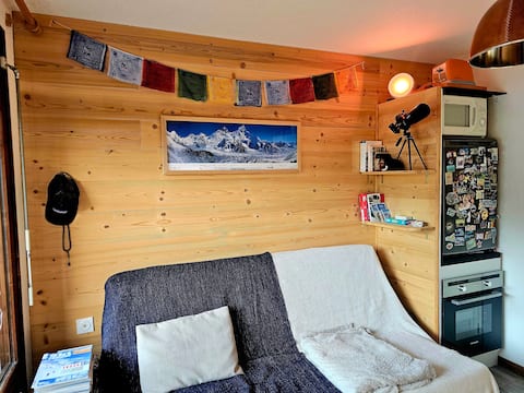 Propriété Airbnb réussie: Cozy apartment facing Mont Blanc. à Saint Gervais Les Bains