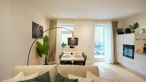 Leistungsstarkes Airbnb: Boutique Design Apartment • Spa-Bad • Balkon in Volkmarsdorf