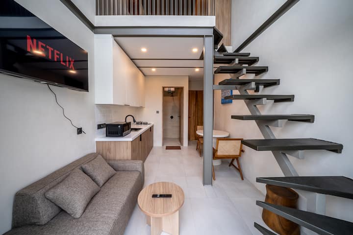 Canggu Modern Private Pool Loft @Villa Amara - 