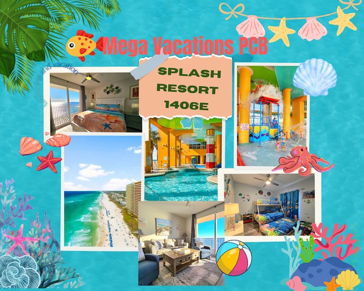 Splash Resort 1406e~beachfront~beach Chairs~crib - Panama City Beach, FL