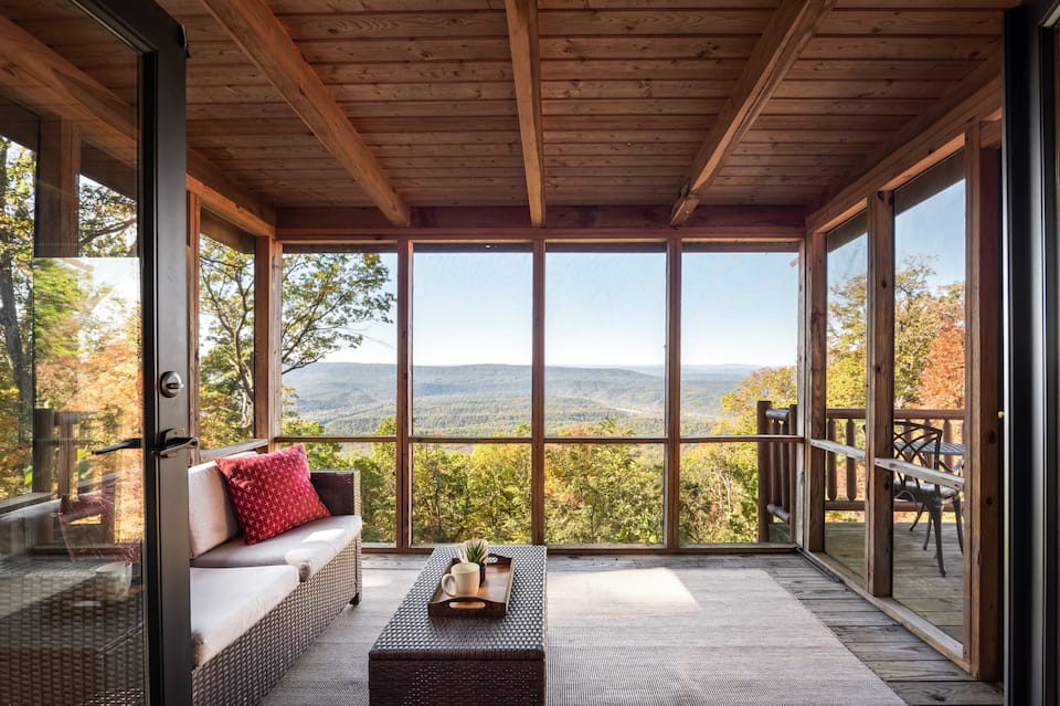 The Cabin & Spa, above the Cacapon valley, Great Cacapon, West Virginia, United States, photo 5 of 10