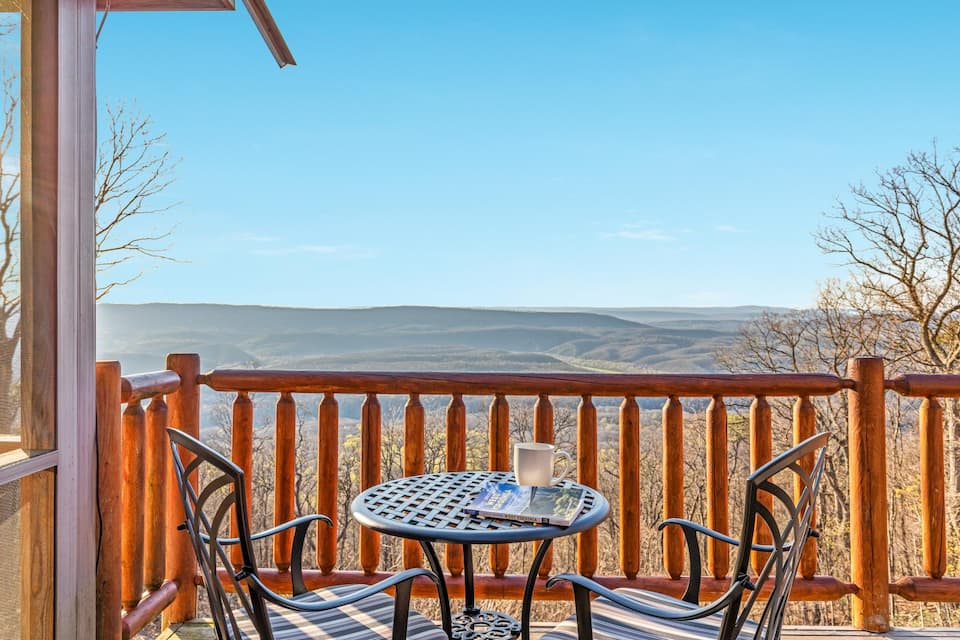 The Cabin & Spa, above the Cacapon valley, Great Cacapon, West Virginia, United States, photo 6 of 10