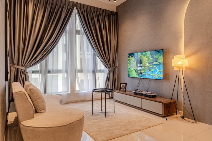 Luxury Japandi Suite @ Space Residency Ksl Mall - Johor Bahru