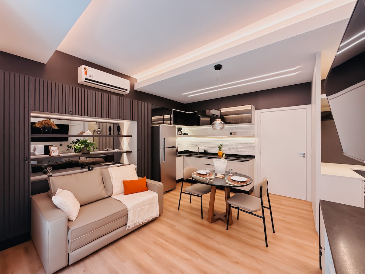 Top performing Airbnb: Mondrian Flat Apt 07 with Private Garden in Natal
