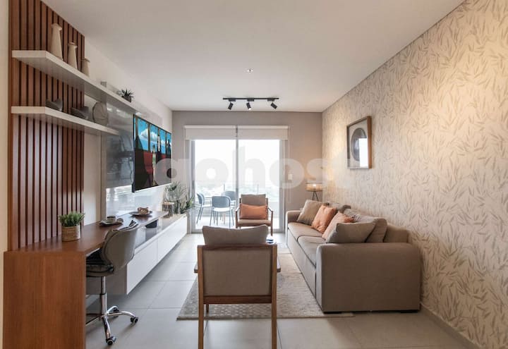 Brand New 2 Bed Apt In Molas Lopez - Asunción