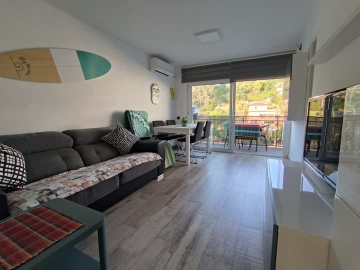 Oasis En Santa Susanna, Apartamento Con Piscina - Pineda de Mar