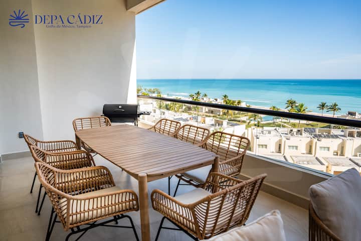 Beachfront Aparment - Velamar Gulf Of México. - 탐피코
