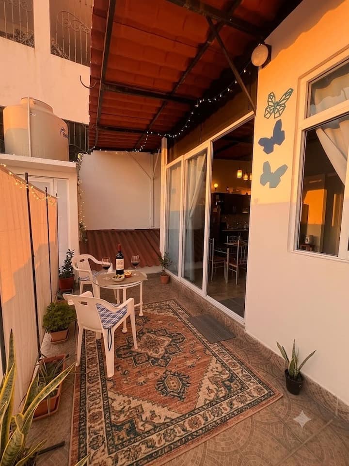 Loft Blue Butterfly Con Terraza Y Hermosas Vistas - Mexico