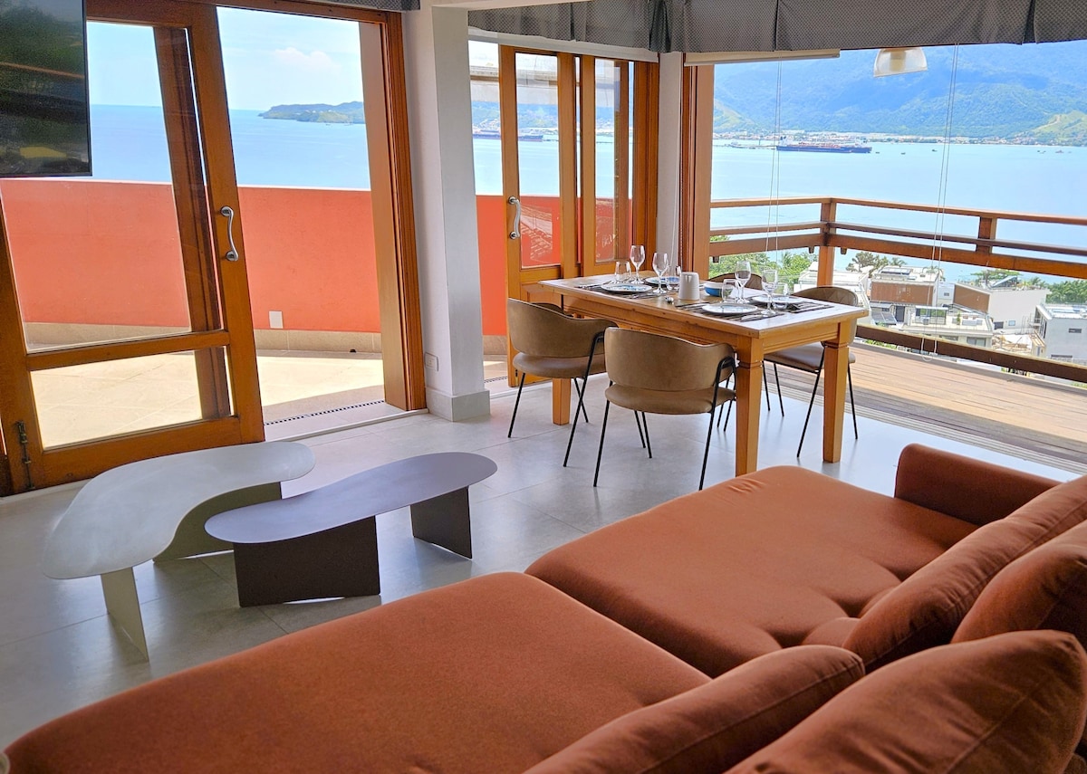 Anúncio popular: 80 sq. meter apartment • Pool • 2 min from the beach • Incredible view em Ilhabela