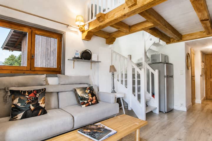 Ski Aux Pieds | Barberine De Charme & Piscine - Les Houches