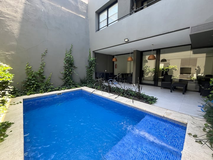 Studio apartment in Colegiales with pool